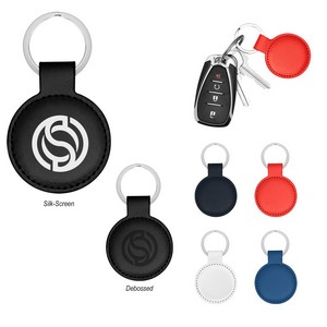 [20083] Hue Pop Leatherette Key Tag