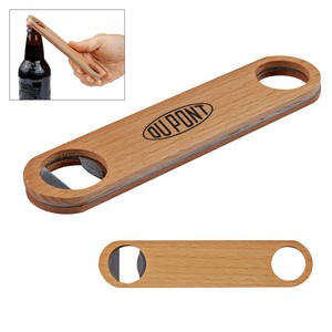 [2091] Large Wood Bottle Opener