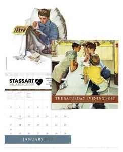 Triumph® Calendars The Saturday Evening Post Illustrations by Norman Rockwell Calendar