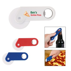 [2119] Pizza Cutter With Bottle Opener