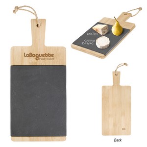 [2139] Bamboo & Slate Charcuterie Cutting Board