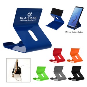 [2355] Cold Steel Plate Phone Stand