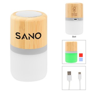 [24812] Bamboo Wireless Light Up Speaker 2.0