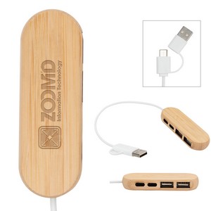 [25187] Dual Input Bamboo Hub