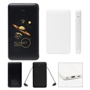 10,000 Mah Power Bank With Integrated Cables