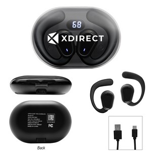 Open Ear Tws Earbuds With Charging Case