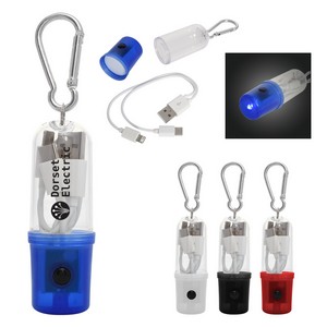 [2564] 3-in-1 Charging Cable With Flashlight Case