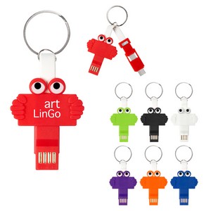 [2946] Clipster Buddy 3-In-1 Charging Cable Key Ring