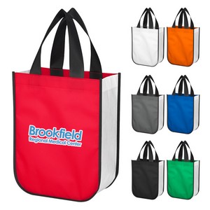 [30001] Non-woven Shopper Tote Bag With 100% Rpet Material