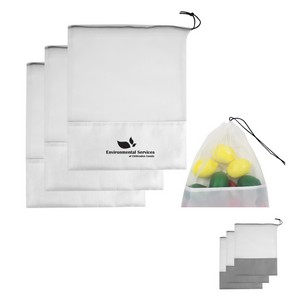 [30016] 3 Pc. Market Mesh Set With 100% Rpet Material