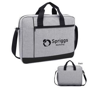 [30040] Hancock Heathered Laptop Briefcase