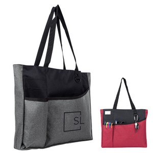 [30053] Delegate Heathered Tote Bag