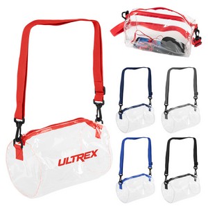 [30076] Seymour Clear Barrel Bag