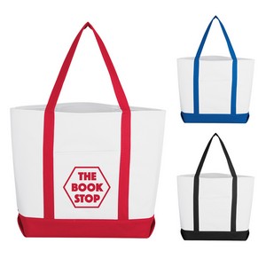 [3008] Pocket Shopper Tote Bag