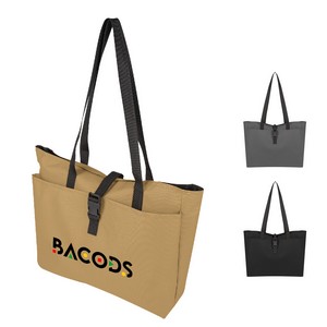 [30093] Bianca Buckle Tote Bag