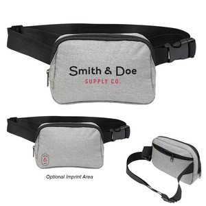 [30095] Anywhere Rpet Heathered Belt Bag