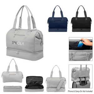 [30128] The Weekender Mini Travel Bag With Drop Bottom