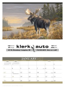 [3111] Triumph® Calendars Wildlife Art by the Hautman Brothers Calendar