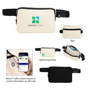 [3259] Aware™ 10 Oz. Recycled Cotton Canvas Belt Bag