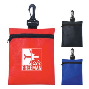 [3305] Non-woven Zippered Pouch