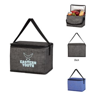 [3314] Crosshatch Non-woven Lunch Bag