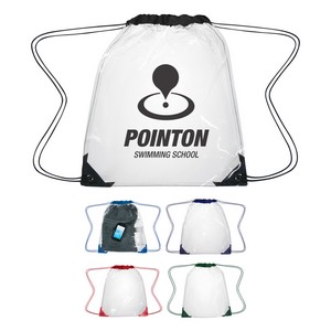 [33602] Clear Eva Drawstring Backpack