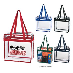 [33603] Clear Eva Tote Bag With Zipper