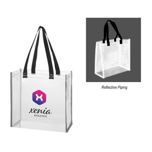 [33612] Reflective Shopper Clear Eva Reflective Tote Bag