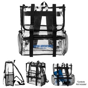 [35105] Clear Buckle Backpack