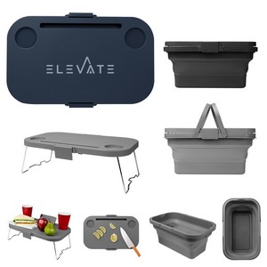 [35121] Collapsible Picnic Basket Cooler