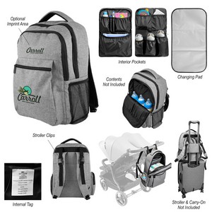 [35143] Milo Rpet Diaper Backpack