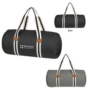 [3722] Capetown Heathered Duffel Bag