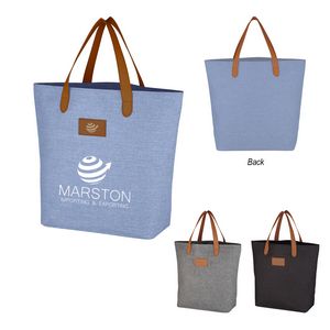 [3732] Heathered Tote Bag