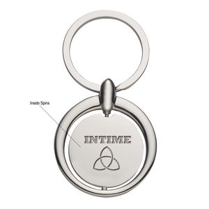 [4713] Circular Metal Key Tag