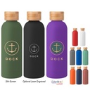 17 Oz. Blair Recycled Stainless Steel Bottle With Bamboo Lid