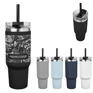 [500770] 40 Oz. Full Laser Naomi Intrepid Stainless Steel Tumbler