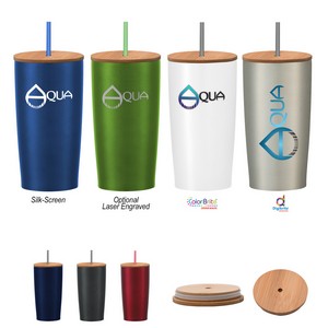 [50112] 20 Oz. Himalayan Tumbler With Bamboo Lid