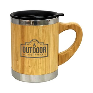 [50134] 10 Oz. Maddox Bamboo Mug