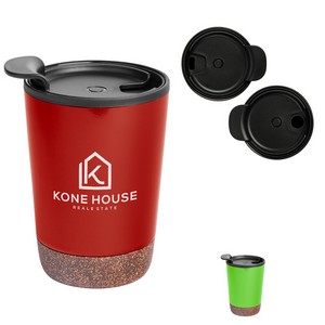 [50144] 10oz. Stainless Steel Zoe Tumbler With Cork Base