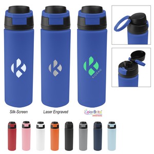 [50240] 24 Oz. Pop Sip Recycled Stainless Steel Bottle