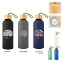 25 Oz. Blaire Recycled Aluminum Bottle With Bamboo Lid