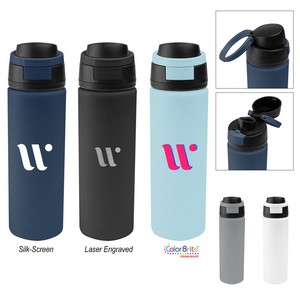 [50305] 32 Oz. Pop Sip Recycled Single Wall Stainless Steel Bottle