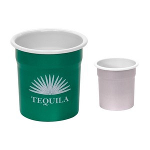 [50506] 1.5 Oz. Steel Chill-cups Aluminum Shot Cup