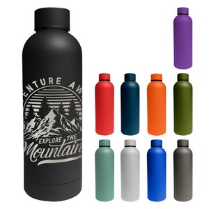 [53810] 17 Oz. Full Laser Blair Stainless Steel Bottle