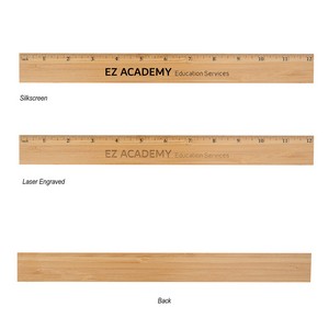 [55241] 12" Bamboo Ruler