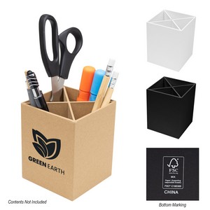 [55246] 4 Compartment Pen & Pencil Cup