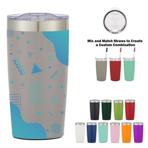 [55753] 20 Oz. Full Color Two-tone Himalayan Tumbler