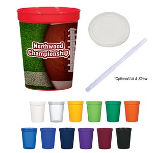 [55900] 16 Oz. Full Color Big Game Stadium Cup