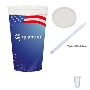 [55901] 22 Oz. Full Color Big Game Stadium Cup