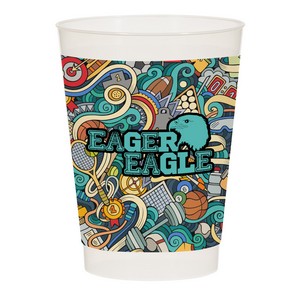 [55910] 10 Oz. Full Color Frost Flex Cup